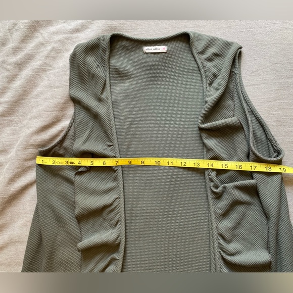 Allen Allen sleeveless cardigan size medium - Picture 8 of 11